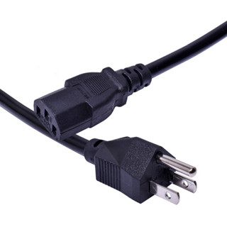 สายไฟ AC Power หนา3x1 mm ยาว1.8M/3M/5M(คุณภาพสายอย่างดีสายหนา)