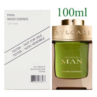 BVLGARI MAN WOOD ESSENCE Eau De Parfum 100ml (รุ่นเทสเตอร์กล่องสีขาว)