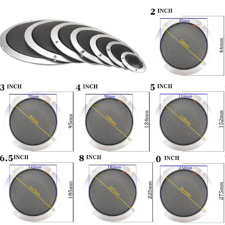 ❧2นิ้ว3นิ้ว4นิ้ว5นิ้ว6.5นิ้ว8นิ้วลำโพงตะแกรงลำโพงหน้ากากฝาครอบป้องกันแหวนตกแต่งอุปกรณ์diy