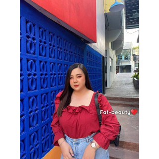 🔥Plussize🔥เสื้อคนอ้วน🔥 Freesize อก 42-50"