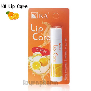 KA Lip Care 3.5g Orange ลิปแคร์บำรุงริมฝีปากกลิ่นส้มตรอเบอร์รี่ เนื้อเนียนนุ่ม ทาง่าย ไม่เหนียวเหนอะหนะ