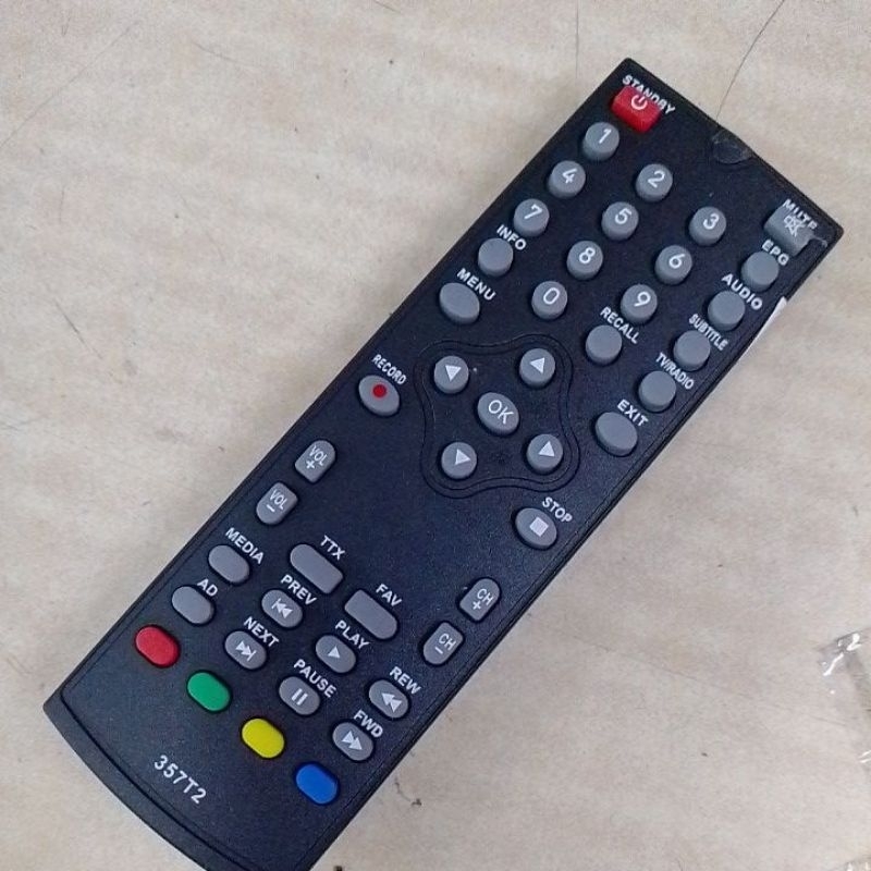 Acon. รีโมทกล่องดิจิตอลทีวี AN รุ่น 357T2