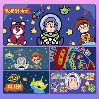 แผ่นรองเม้าส์ 80x30x3 ซม. แผ่นรองเม้าส์ลายการ์ตูน Mouse Pad แผ่นรองเมาส์ ที่รองเมาส์