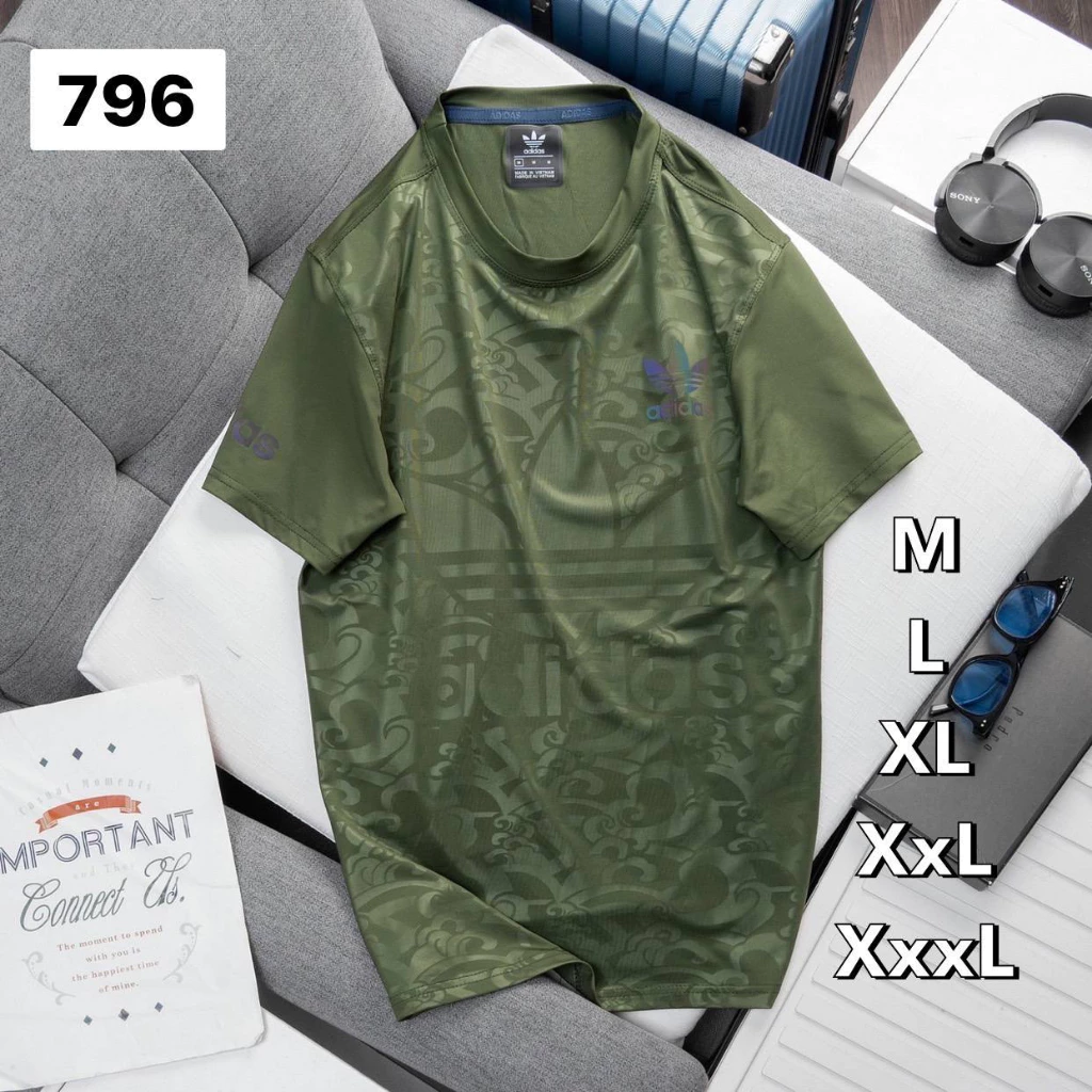 เสื้อกีฬา เสื้อยืดแขนสั้น คอกลม ใส่ออกกำลังกาย ใส่วิ่ง ใส่อยู่บ้าน มีครบไซส์ มีสินค้า พร้อมส่ง