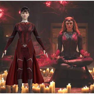 Cosplay Scarlet Witch คอสเพลย์ สการ์เล็ต วิทช์ Wanda Maximoff ชุดแวนด้า พร้อมส่ง