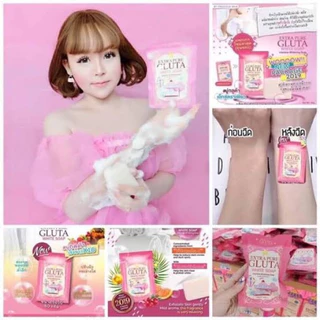 Extra Pure Gluta White Soap สบู่ กลูต้า เอ็กซ์ตราเพียว 80g