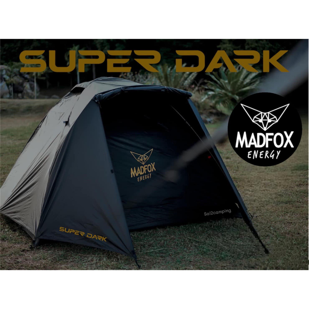 เต็นท์ Madfox Super Dark 5P และ เต็นท์ super 3P คุณภาพสูง ราคาไม่แพง (ไม่รวมเสาหน้า)
