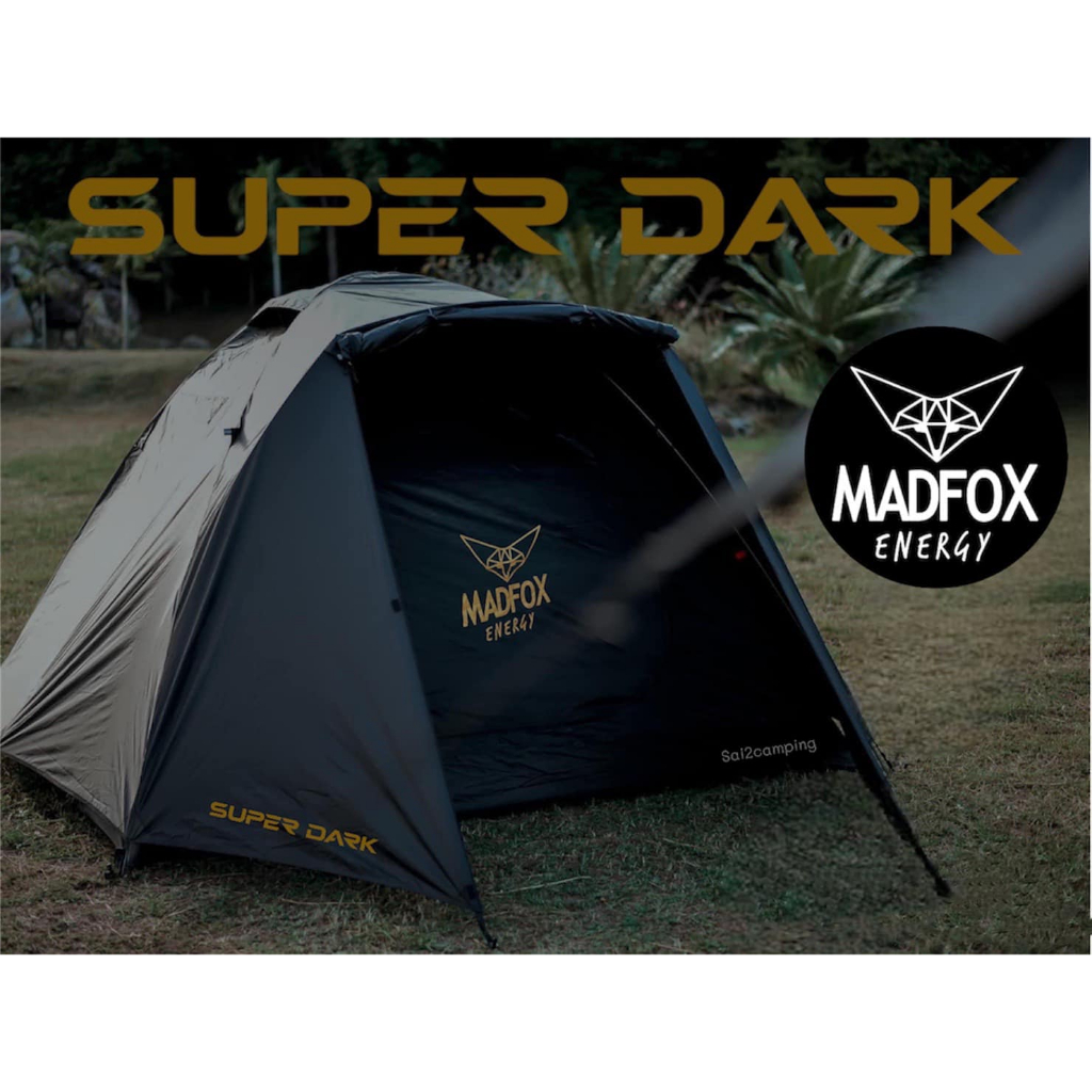 เต็นท์ Madfox Super Dark 5P gen.6 และ เต็นท์ super 3P gen.6คุณภาพสูง ราคาไม่แพง (ไม่รวมเสาหน้า)