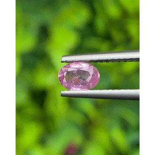 พลอย ชมพู พิ้ง แซฟไฟร์ Pink Sapphire ดิบ Unheated 0.65 กะรัต (Cts.)