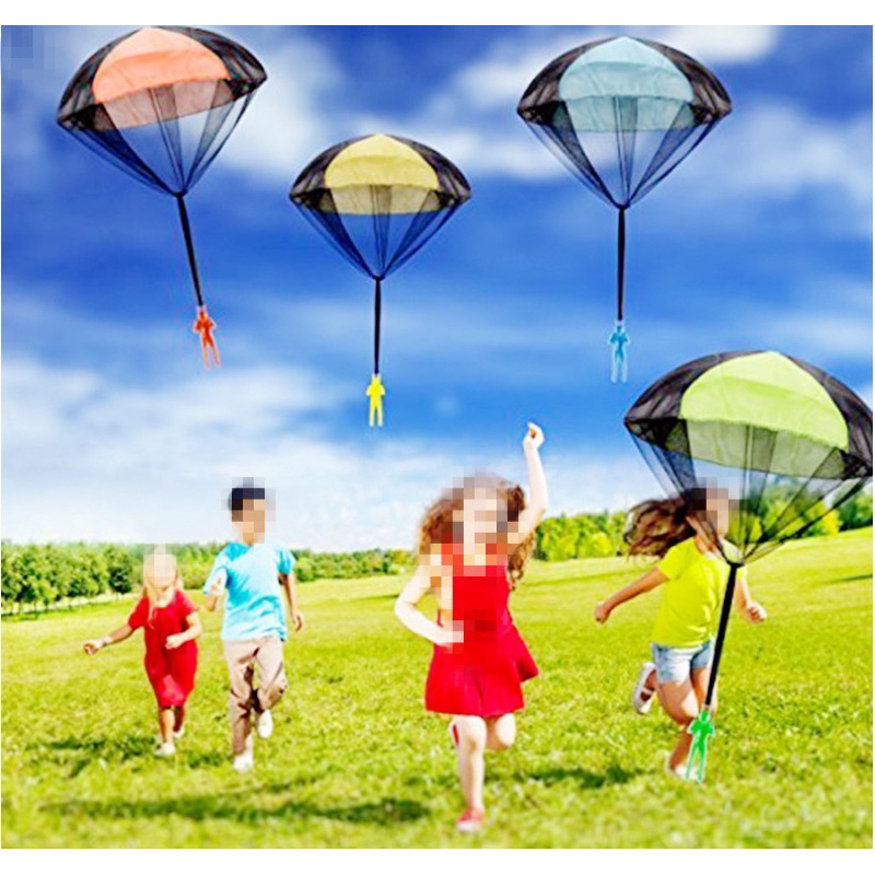 ของเล่นกระโดดร่ม ร่มชูชีพเด็กเล่น กลางแจ้ง ของเล่นสร้างสรรค์ Parachute toy