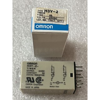 Timer Omron H3Y-2 Coll DC24V 0-5Sec+Socket