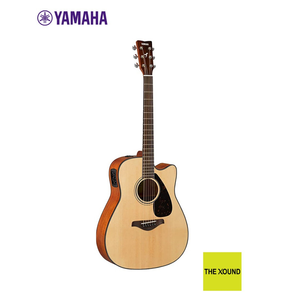 YAMAHA FGX 800C Electric Acoustic Guitarกีตาร์โปร่งไฟฟ้ายามาฮ่ารุ่น FGX 800C + Standard Guitar Bag ก