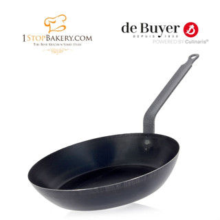 iron pan de Buyer 5020 Blue Steel Frying Pan La Lyonnaise/กระทะเหล็ก