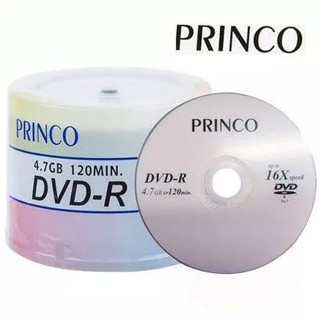 แผ่นดีวีดี DVD-R ยี่ห้อ Princo Imation DVD-R 4.7 GB NOBOX DVD แผ่นซีดี ของแท้ 16X ขายต่อแผ่น