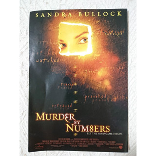 Handbill ใบปิดหนังเก่า - Murder by Numbers (2002) รอยหฤโหด เชือดอำมหิต