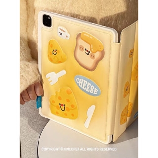 Cheesy puff IPad case เคสไอแพดนุ่มลายชีสจากแบรนด์nineopen