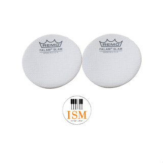 Remo แผ่นเสริมติดกลองกระเดื่องเดี่ยว 2.5" Falam Slam Bass Drum Patch รุ่น KS-0002-PH (Pack of 2)