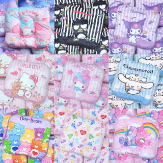 เบาะรองนั่ง Sanrio หนา นุ่มมาก มีเชือกผูกกันเลื่อน