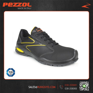 รองเท้านิรภัยหุ้มส้น PEZZOL รุ่น ONYX (Size 45) หัวคอมโพสิต