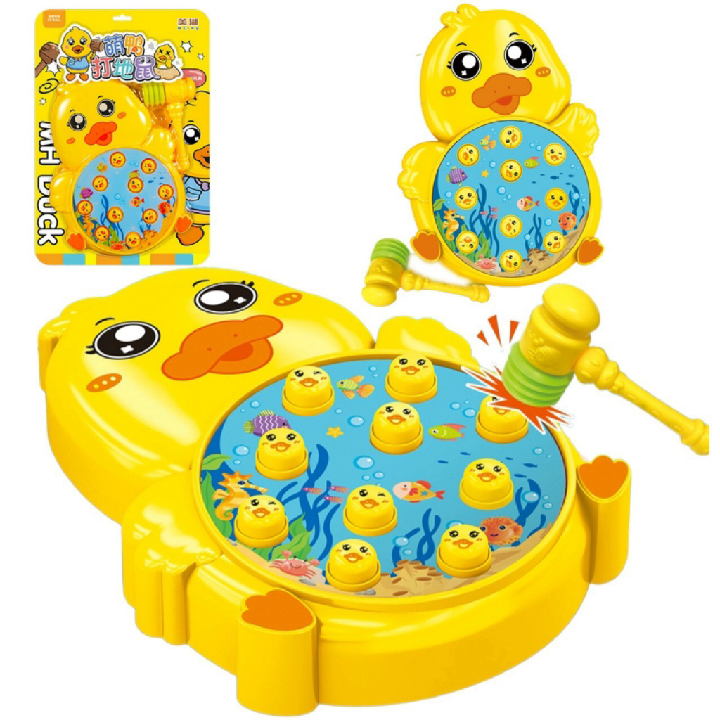 【พร้อมส่ง】เกมทุบตุ่น ของเล่นเสริมพัฒนาการเด็ก ฝึกสมาธิ ฝึกการแก้ปัญหา Mini Duck Beat The Gopher
