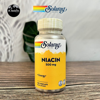 [Solaray] Niacin 500 mg 100 VegCaps โซลาเล ไนอะซิน