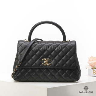 CHANEL COCO HANDLE 11_ BLACK CAVIAR GHW