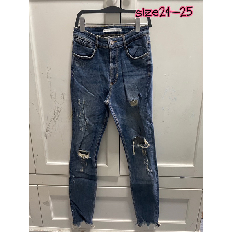 zara  skinny jeansยีนส์