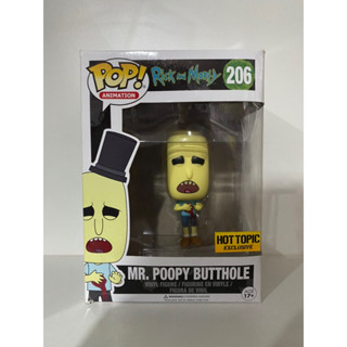 Funko Pop Mr. Poopy Butthole Rick And Morty Exclusive 206