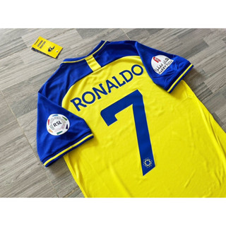 AL-NASSR Home kit 2022/23 เสื้อ อัล นาสเซอร์ เหย้า 2022/23 Cristaino Ronaldo 7