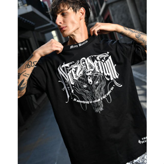 เสื้อยืด Nrez Dragon Line black