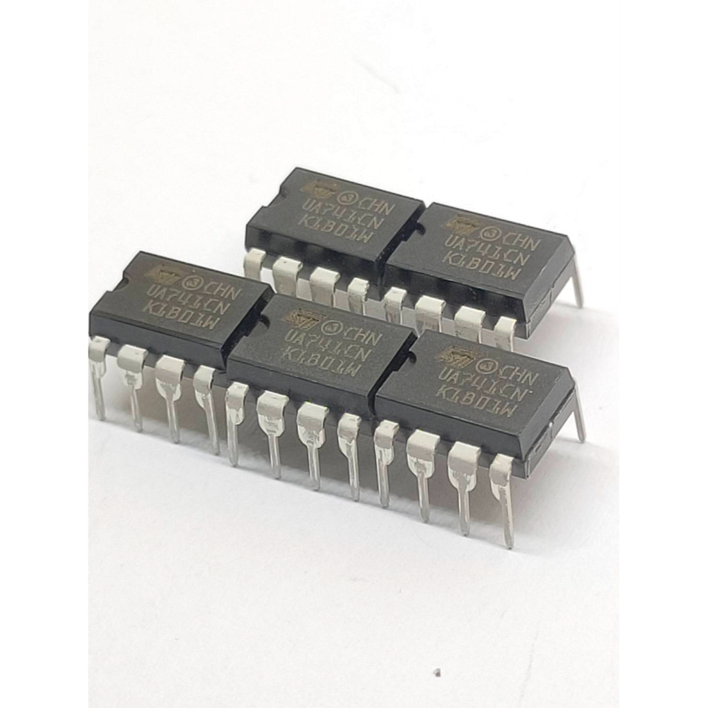 5pcs ไอซี UA741CN,UA741 ออปแอมป์ 741 OP AMP LM741 DIP8 - รูปที่ 2