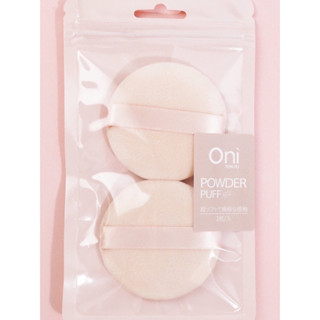 (แถม!!มาส์กหน้า89฿)Oni Powder Puff 2 pcs. พัฟแต่งหน้าทรงกลม 2 ชิ้น