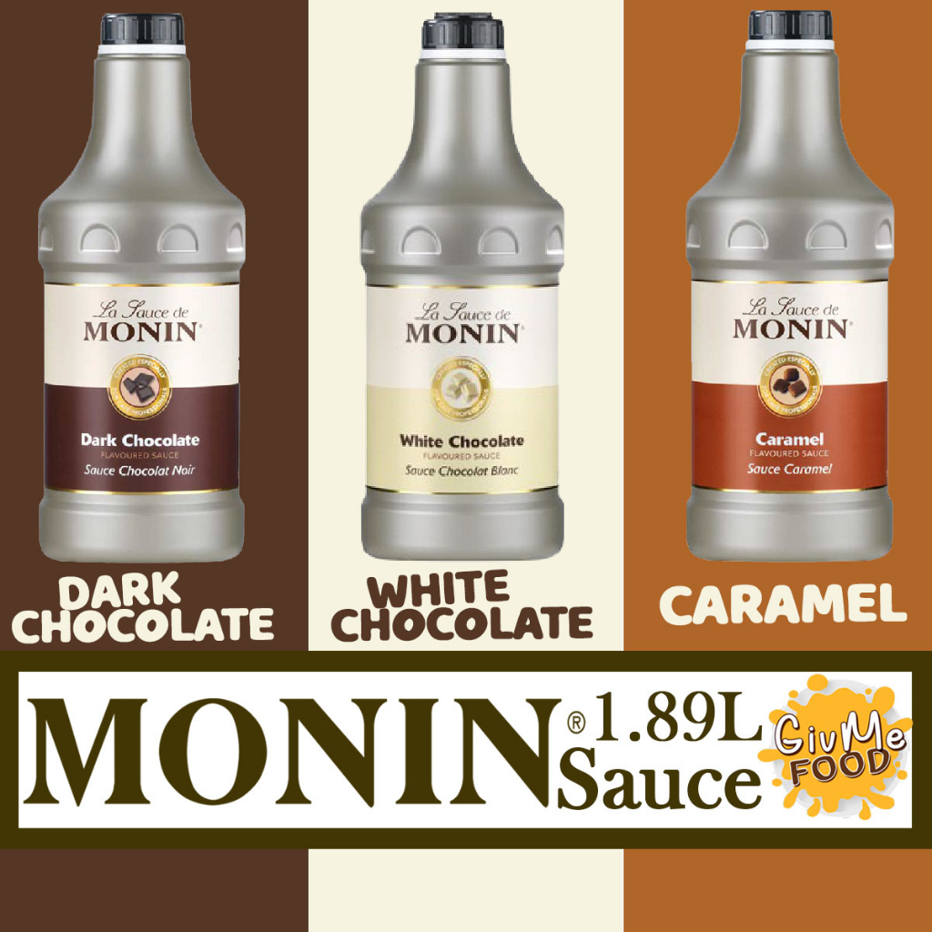 โมแนง ซอส 🍫 MONIN Sauce โมนินซอส โมนิน โมแนงต์ 1.89L.