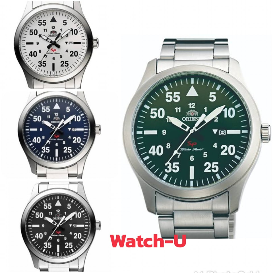 นาฬิกา Orient Sports 42mm Quartz UNG สายเหล็ก รุ่น UNG2001B / UNG2001D / UNG2001F / UNG2002W