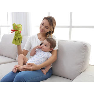 ตุ๊กตาหุ่นมือ BBSKY ตุ๊กตาหุ่นมือรูปสัตว์ Hand Puppet ตุ๊กตาผ้านิ่ม สำหรับเล่านิทาน เสริมสร้างพัฒนาการ