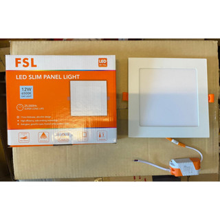 Downlight LED ฝังฝ้า สี่เหลี่ยม 6”12w. Daylight FSl มือ 1 พร้อมส่ง