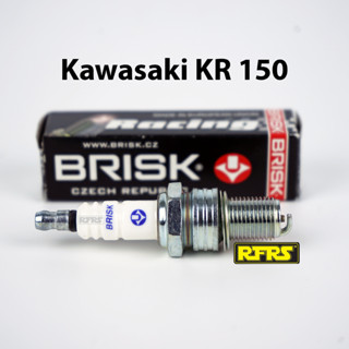 หัวเทียน BRISK COPPER RACING แกนทองแดง KAWASAKI KR150 Spark Plug (C41L) รองรับทุกน้ำมัน  Made in EU