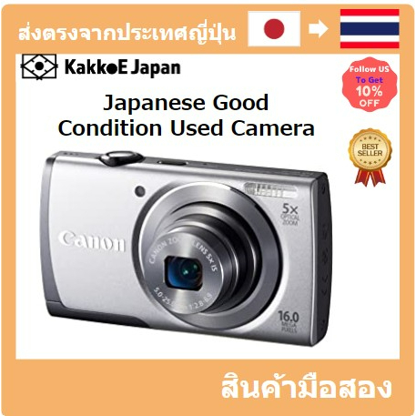 【ญี่ปุ่น กล้องมือสอง】【Japan Used Camera】 Canon Digital Camera PowerShot A3500 IS (Silver) Wide -angle 28mm optical 5x zoom PSA3500is (SL)