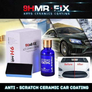 น้ำยาเคลือบแก้ว 9H MR.FIX Ceramic Coating ของแท้ 100% เคลือบแก้ว แถมฟรี ผ้าไมโครไฟเบอร์