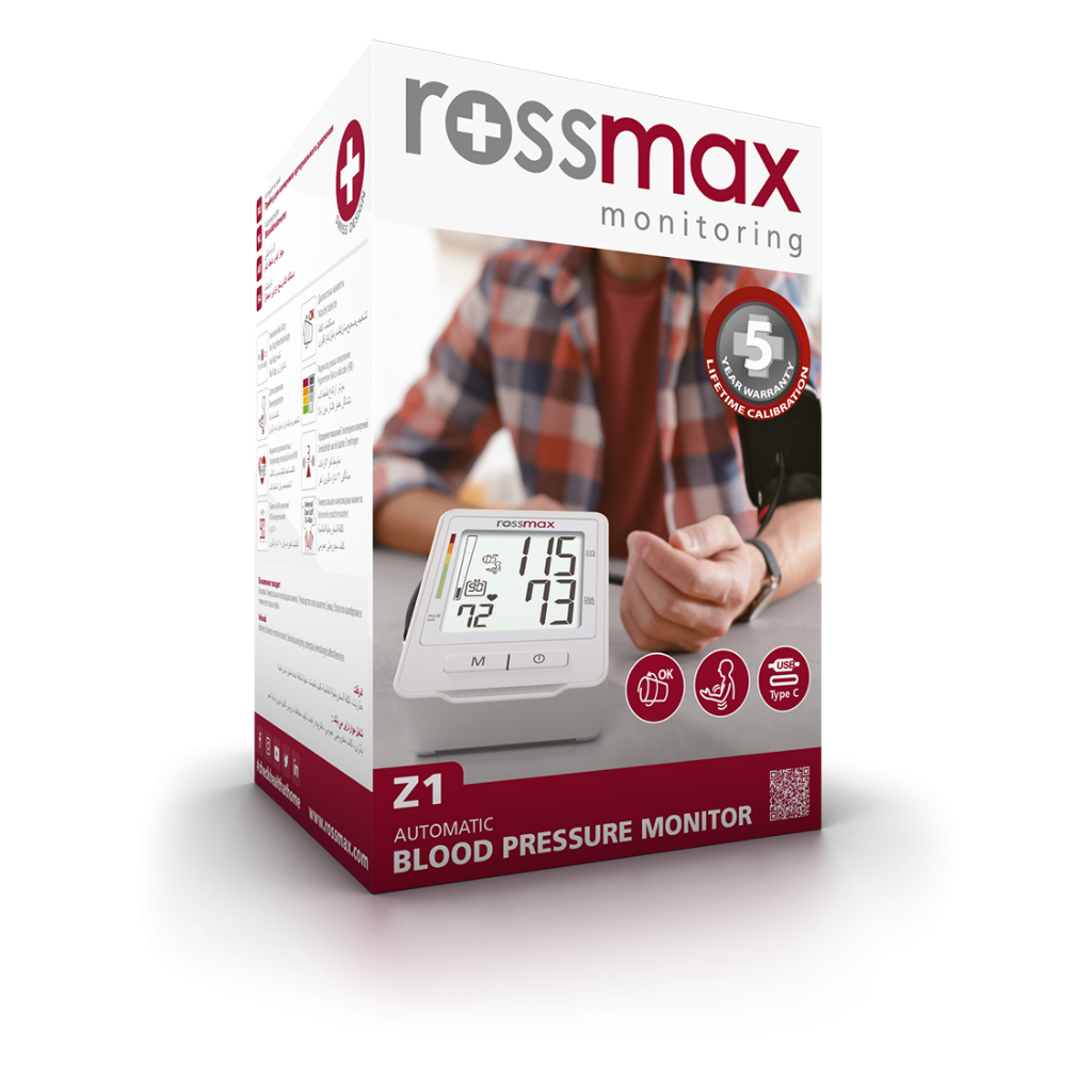 เครื่องวัดความดันโลหิต Rossmax Z1- เครื่องวัดความดัน Rossmax มาตรฐานสวิตเซอร์แลนด์ วัดความดันโลหิต