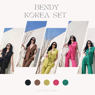 Cottoncandy New Bendy korea set เซทเบสิค T-Shirtnista