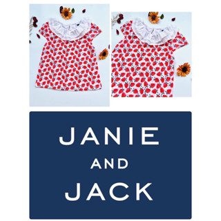 JANIE AND JACK "STRAW PINK COTTON"