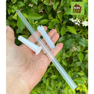 หลอดแท๊งค์/กระบอกน้ำขนาดใหญ่ แถมฟรีแปรงล้างหลอด ขนาดกระบอก 1.3 - 2 ลิตร โคนงอได้ หลอดขนาดใหญ่