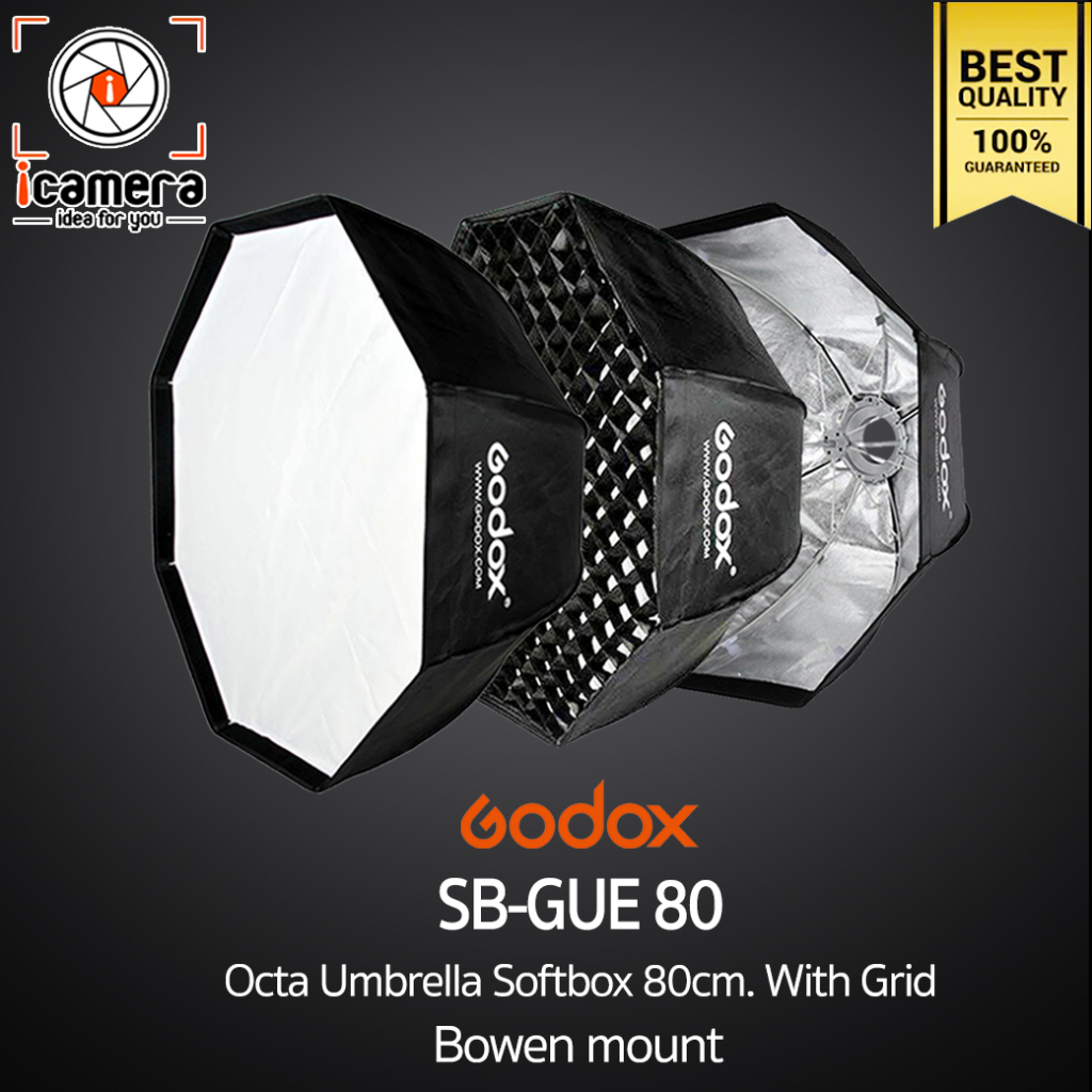 Godox Softbox SBGUE 80 cm. With Grid Octa Umbrella Softbox Bowen