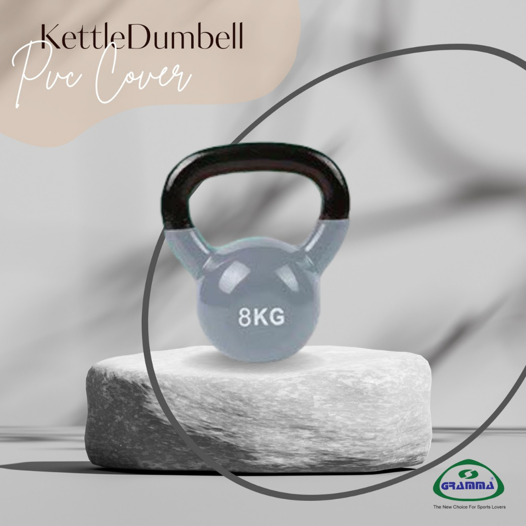 ดัมเบล Kettle ไวนิล 8 kg. GM2041 ***กรุณากดสั่งน้ำหนักรวมไม่เกิน 15 kg. ต่อ 1 คำสั่งซื้อ*** สินค้าพร้อมส่ง
