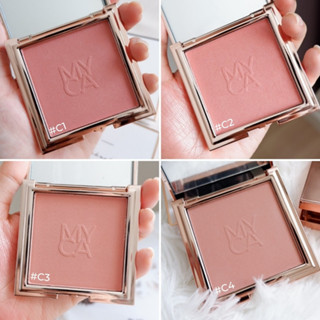 บลัชออน เนื้อชิมเมอร์ ติดทน  myca ไมก้า ชีคเนเจอร์ บลัช MYCA CHEEKNATURE POWDER BLUSH รุ่นใหม่ล่าสุด