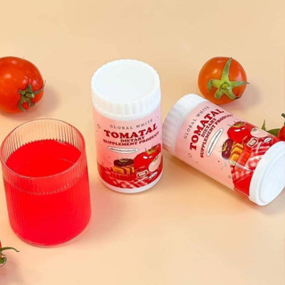 🍅 TOMATAL น้ำชงมะเขือเทศ 3 สี ผงชงขาว ผงชงขาวมะเขือเทศ 50 g.