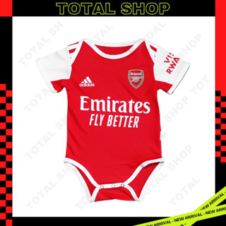 Arsenal babysuit ชุดบอลเด็กทารก 2022/23 ชุดบอลเด็กเล็ก ชุดบอลเด็กแรกเกิดอาร์เซนอล