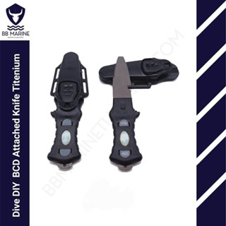 BB Marine Dive DIY BCD Attached Knife Titenium -Point Tip Retail Pric