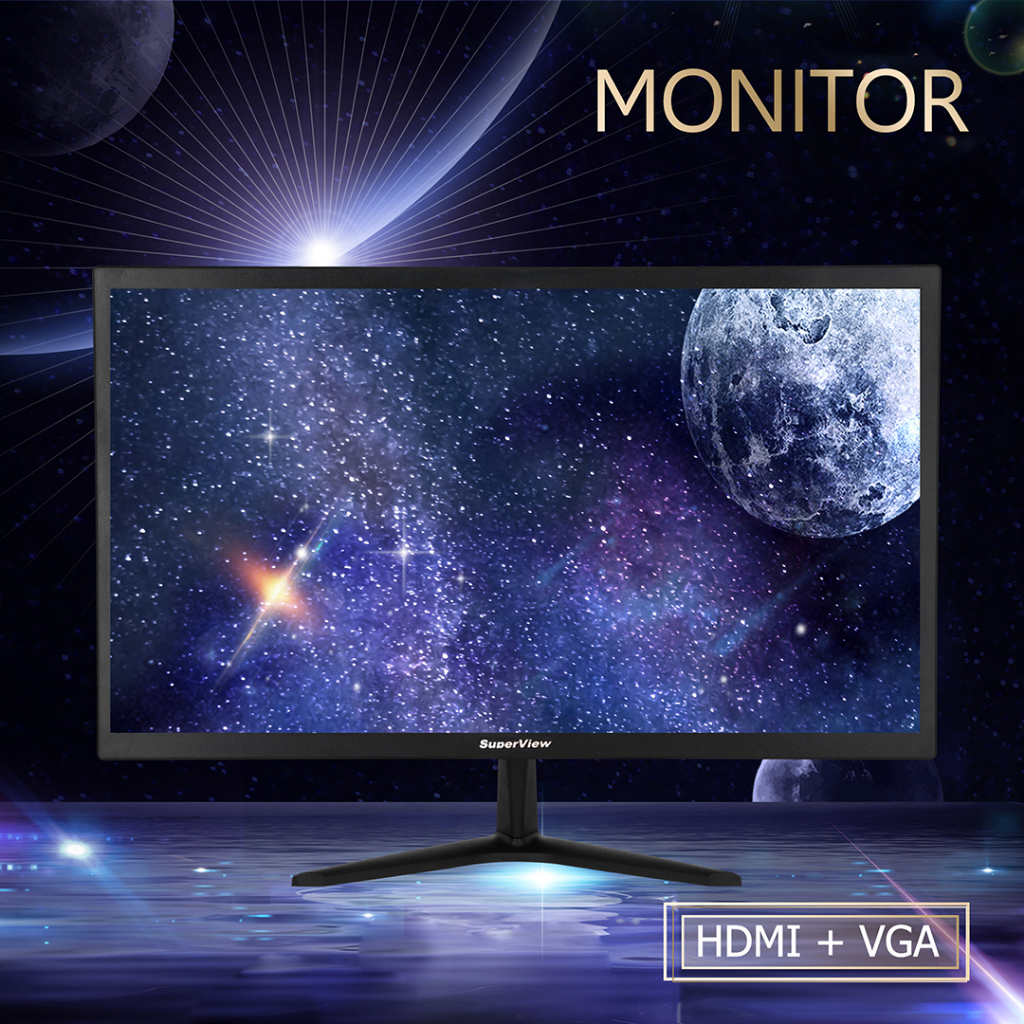 จอมอนิเตอร์ หน้าจอคอมพิวเตอร์ จอคอม Monitor Full HD  32/27/24/21.5/19/17 นิ้ว (จอคอมพิวเตอร์)  IPS ฟรี VGA
